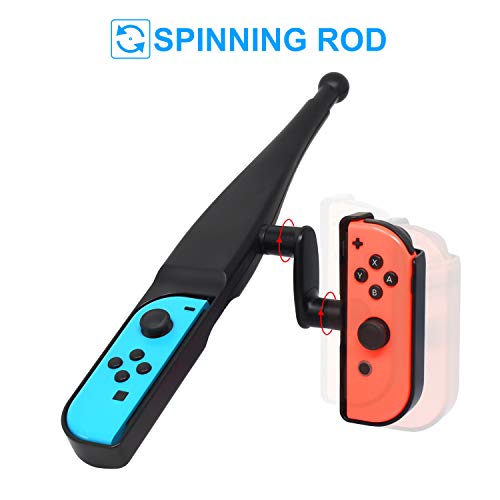 Fishing Rod Compatible With Joy Con,Fishing Game Kit Compatible With Nintendo Switch Oled/ Nintendo Switch Bass Pro Shops - The Strike Championship Edition And Legendary Fishing - Standard Edition #TOP6