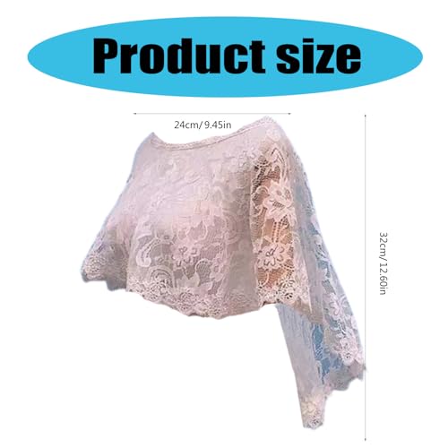 Elegant Bridal Shawl for Wedding Dress Overlay Lace for Wedding Bride Multipurpose for Wedding Dress Wrap4
