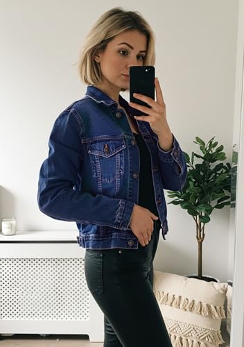 Jean Jacket Women - 100% Cotton Denim Jacket for Women in Regular & Plus Sizes Waist Adjuster - Nashville outfits for women3