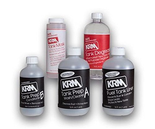 Kit KRM Kreem producto Preparador A&B para depósito Custom Tankerite Fuel Tank Gastank