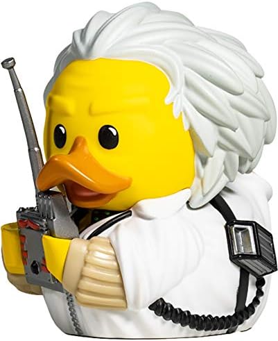 TUBBZ Back To The Future Doc Brown Collectible Rubber Duck Vinyl Figure  Official Back to The Future Merchandise  TV & Movies