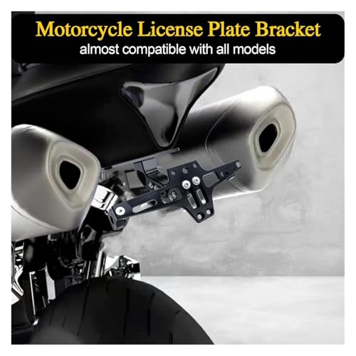 Support de plaque d'immatriculation pour MT07 résistant aux vibrations - 4