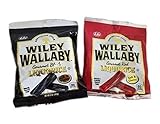 Wiley Wallaby Australian Style black & red Licorice Candy 5 oz (pack of 2)