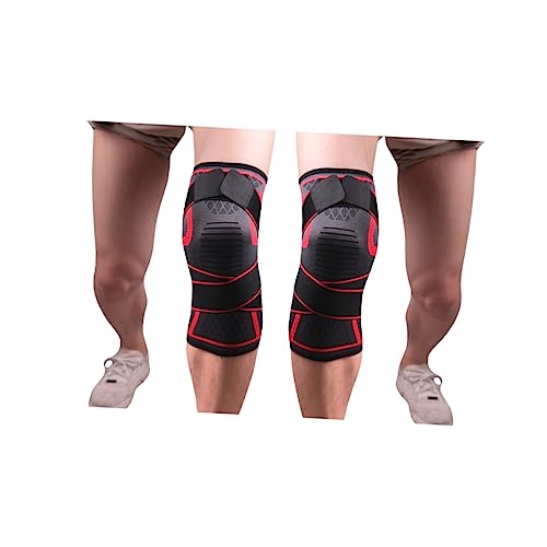 IWOWHERO Sports Knee Sleeve Protection Compression Knee Brace for Basketball Hiking Leg Support Random Color