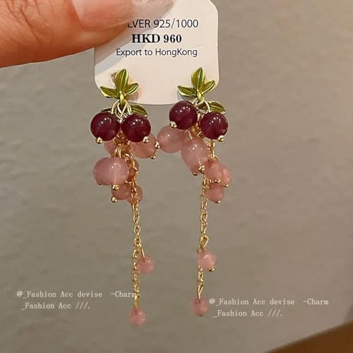 Boucles d'oreilles mariage anti-douleur légères à motifs géométriques et feuilles