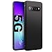 EasyAcc Slim Case for Samsung Galaxy S10 5G[Support Wireless Charging], Matte Black TPU Phone Case Soft Ultra Thin Fit Back Protective Cover Compatible with Samsung Galaxy S10 5G