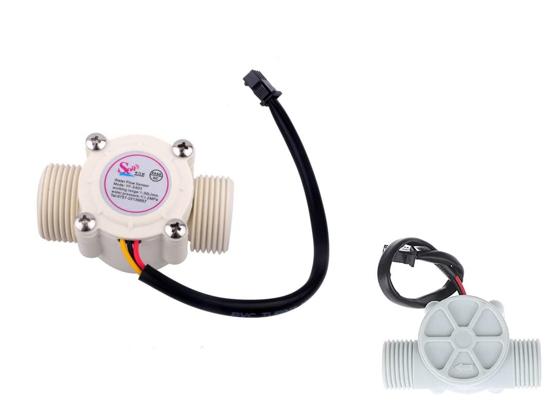 YF-S201 G 1/2" Water Pipe Flow Meter Sensor Counter-Water Flow meter 1-30L/min