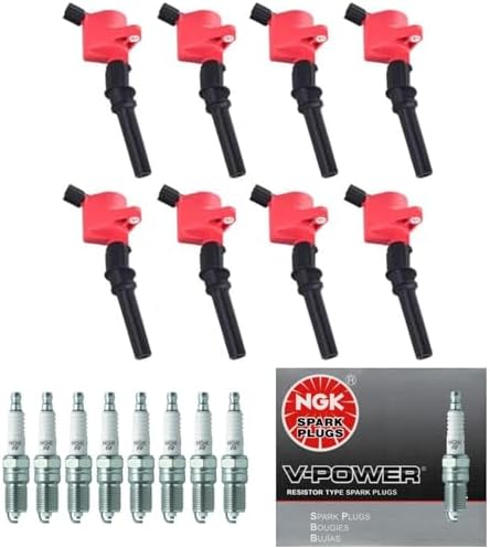 Sell Set Of 1 Ignition Coil DG508 And 1 Spark Plug SP-459 1997 Ford 5.4L V8 6.8L V10 In New - Foto 4