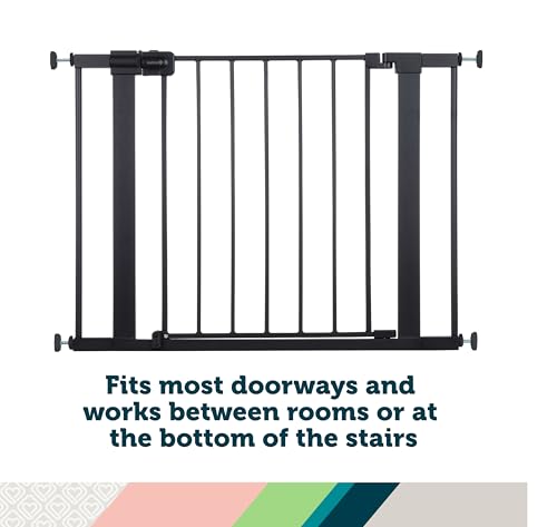 Safety 1st Easy Install 28'' Walk Thru Gate, Fits Between 29'' and 38'', Black, 1-Pack,(GA105CBLK) - image 4