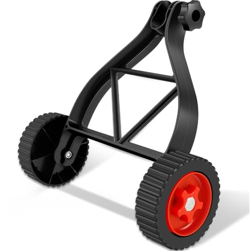 Fobufue Accesorio de Rueda para Cortacésped, Rueda Auxiliar para Cortacésped, Adecuado para Cortacésped, Desmalezador, Desbrozadora, Jardín