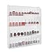 Home-it Acrylic Wall Rack Organizer Holds up to 40 Bottles Nail Polish