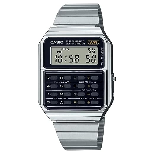 Casio Reloj Unisex Vintage Calculator (Ø 34 mm)