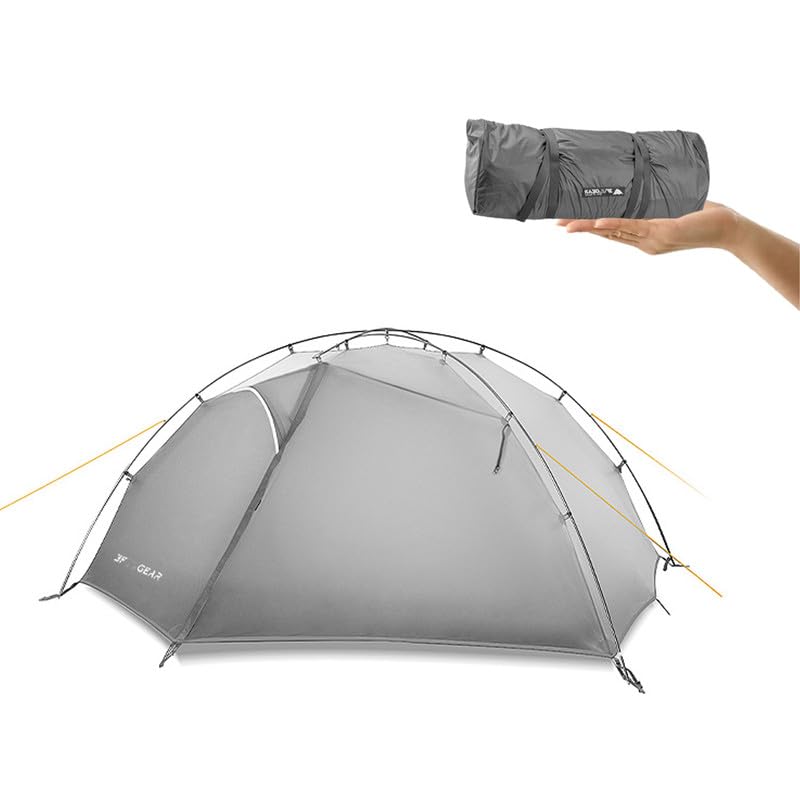 kuiu zelt 3FULGEAR Taiji 2 Camping Ultraleichtes, wasserdichtes, professionelles Backpacking-Zelt, 2-Personen-Zelt für Camping/Angeln/Wandern/Klettern (3 Jahreszeiten, Grau) Sport & Freizeit Color:White - Lightning Hands-on with the Galaxy it can be set Category:Crossrad_15 kg