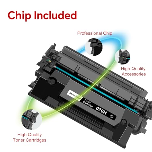 Image of 070H 070 high Capacity Toner Cartridge Replacement for Canon 070 / 070H / CRG-070 with Canon ImageCLASS MF465dw MF462dw LBP247dw LBP246dw LBP243dw LBP244dw Printer | 2-Pack Black Ink