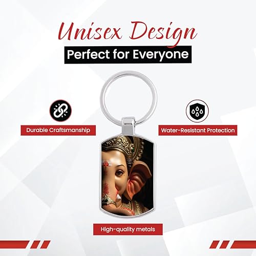 Image of Premium Printed Metal Keychain for Men & Women | High-Definition Artwork Print | Durable Key Ring for Car, Bike, Home & Office Keys | Stylish Decorative Key Holder Gift