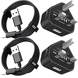2 pack 2M Type C Kindle Fire Tablet Charger for Amazon Fire 7, Fire HD 10, HD 8 (2019,2020,2021,2022 release, 9th, 10th, 11th, 12th Generation) Kids Pro Plus Charging Cord, 5V2A Adapter Replacement - Image 1