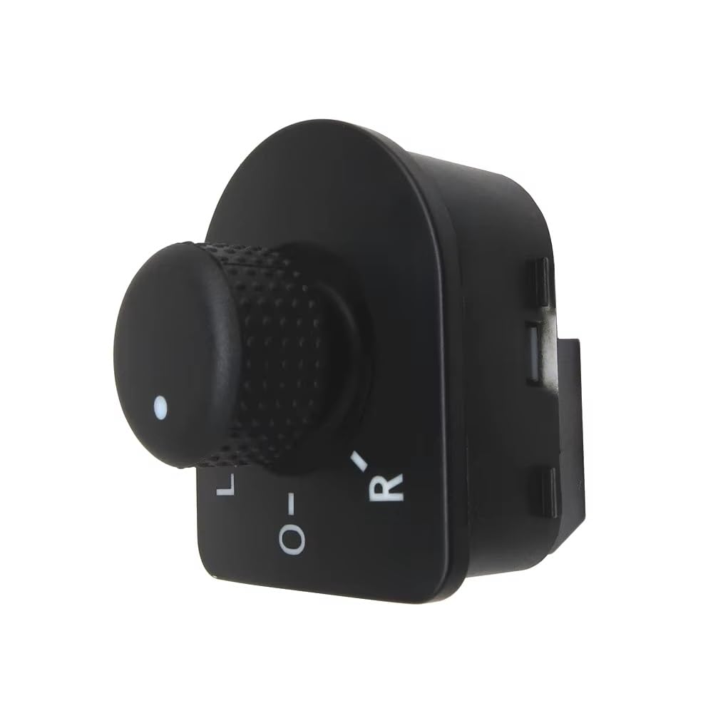 Car Mirror Switch Compatible with Vw for Beetle for Jetta for Bora Mk4 1998-2005 Exterior Mirror Switch Side Mirror Knob 1J1959565A