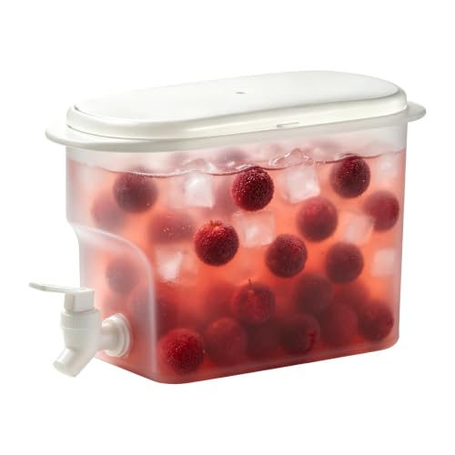 Jarra de agua con espiga integrada, dispensador de bebidas de 3,5 L, fácil de verter Jarra de agua con espiga integrada, dispensador de bebidas de 3,5 L, fácil de verter