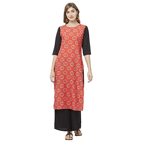 Image of LookMark Women's Crepe Kurta