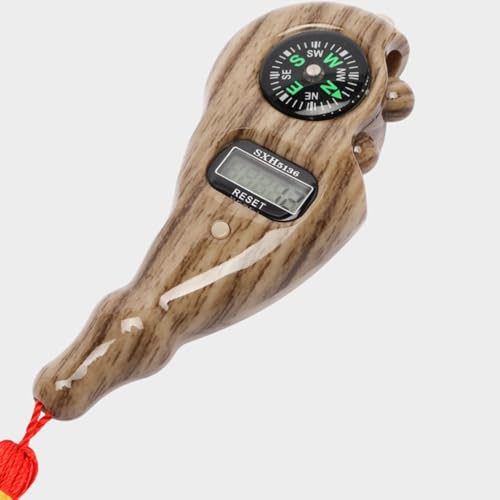 Image of Digital Tally Counter with Compass naam jap Counter Finger Counter for Pooja Meditation Prayer Japa Mala (Brown)