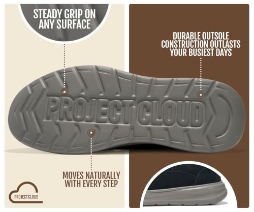 Project Cloud Genuine Suede Mens Loafers - Comfortable Loafers for Men by Project Cloud - Used condition - Image 4