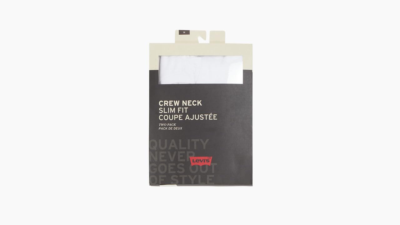 Levi's Slim 2-Pack Crewneck Tee T-Shirt Homme