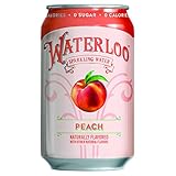 Waterloo Sparkling Water Waterloo Peach Sparkling Water, 12 Fl oz, 12 Fl oz