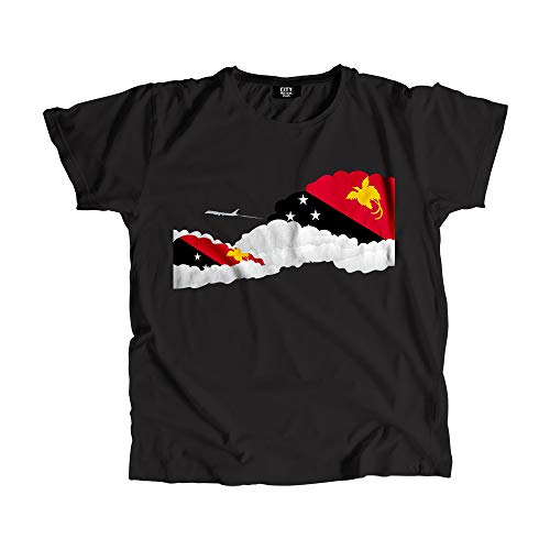 T-shirt airplane Papua New Guinea anti-froissement coton doux pour grand voyageur
