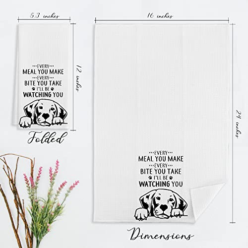 Every Meal You Make Funny Labrador Kitchen Towels & Tea Towels,Dish Cloth Flour Sack Hand Towel For Farmhouse Kitchen Decor,24 X 16 Inches Cotton Dish Towels Dishcloths,Labrador Dog Lovers Gifts #TOP3