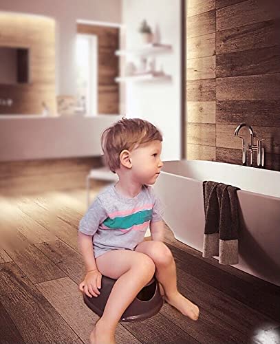 Apybaby Potty Training Seat | Safe Potty Training Toilet Seat For Boys & Girls | Slip Resistant & Comfortable Toilet Chair For Kids & Toddlers | Lightweight & Portable (Blue) #TOP5