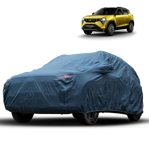 Image of Dust Resistant Car Body Cover for Compatible Mahindra Xuv-3xo | All Weather Protection Car Cover | Triple Stitched Fully Elastic Ultra Surface Body Protection