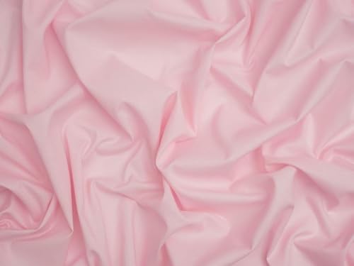 Minerva Baby Pink Core Range 100% Cotton Lawn Fabric For Dressmaking - 140Cm Wide - Per Metre