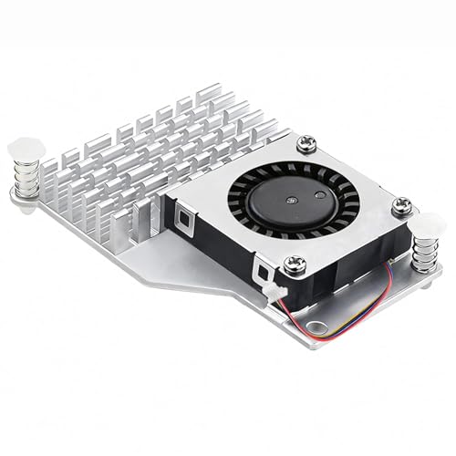 Raspberry Pi 5 Active Cooler Aluminum Heatsink with Blower PWM Fan with Thermal Pads Active Cooling Fan