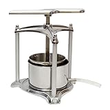Fruit Press, 3 Liter – Grape Press for Wine Making – Fruit Crusher – Juice Press, Wine Press, Apple Press