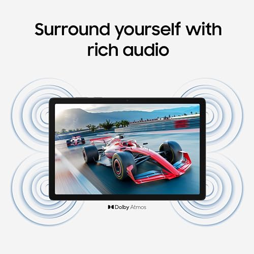 Samsung Galaxy Tab A11+, 27.82 cm (11 inch) Display, 8 GB RAM, 256 GB Storage, 90Hz Refresh Rate, AI with Google Gemini, Dolby Atmos, Quad Speakers, Wi-Fi + 5G Tablet, Gray