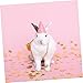 BESPORTBLE Adorable Rabbit Costume Mini Pet Bag Decorative Bunny Accessory for Pets Lightweight Convenient for Parties Festivals Holidays Made Soft Woolen Yarn