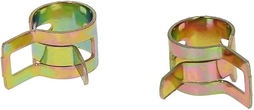 Miniatura 4 de Fielect 50 piezas de abrazadera de manguera de acción de 1132 pulgadas0.354 in, abrazadera de manguera de acción de baja presión, kit surtido de