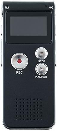 DMYI 4GB Mini USB Flash Pen Disk Drive 4G Digital Audio Voice Recorder 650Hr Dictaphone 3D Stereo MP3 Player Grabadora Gravador (Black)