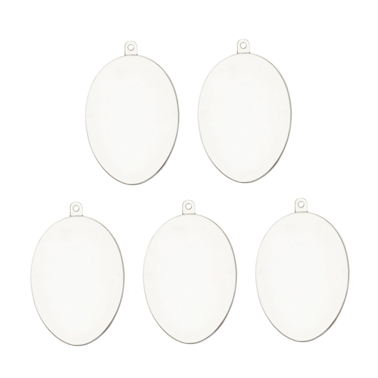 Boules transparentes remplissables x5 de 5cm pour decoration et loisirs creatifs