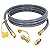 Upgraded 12 Feet 1/2 Inch Rv Quick Connect Natural Gas Hose Gas Line for Outdoor Grill with Quick Connect Fittings for Bbq Pizza Oven, Patio Heater and More NG Appliance - CSA