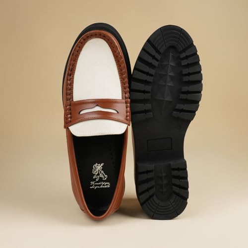 Image of Theater Dr. Storm Loafers for Women | Stylish Chunky Penny Formal Loafers | Lightweight Comfortable Footwear with Cushioned Insole