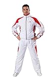 KWON Trainingsanzug 'Performance Micro', Weiß Kwon M