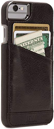Sena Cases Heritage Lugano Wallet, Genuine Leather Card Holder Case for New iPhone