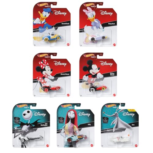 Hot Wheels Disney 100th 7-Car Set