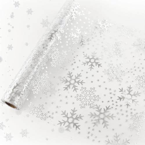 Tischläufer Weihnachten,Schneeflocken Weihnachten Tischläufer,Winter...