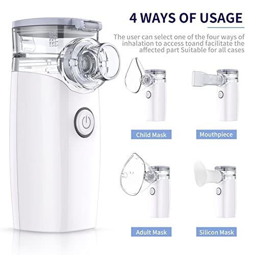 Owarey Portable Nebulizer - Nebulizer Machine For Adults And Kids, Mesh Nebulizer For Breathing Problems, Handheld Nebulizer For Travel, Home Daily Use #TOP6