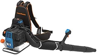 LawnMaster NPTBL31AB No-Pull Backpack Blower 2 Cycle 31cc, Orange, Black