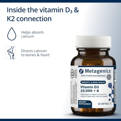Metagenics Vitamin D3 10,000 + K Softgels