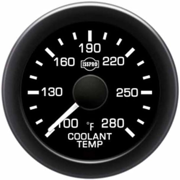 Technical Precision Replacement for Kenworth T800 Year 1992 2 .0625 INCH COOLANT Temperature Gauge KIT 100-280F