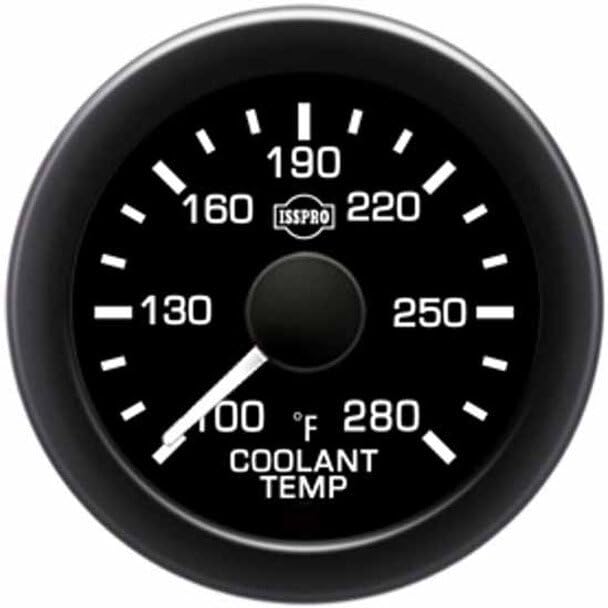 Replacement for International S2200 Year 1981 2 .0625 INCH COOLANT Temperature Gauge KIT 100-280F by Technical Precision
